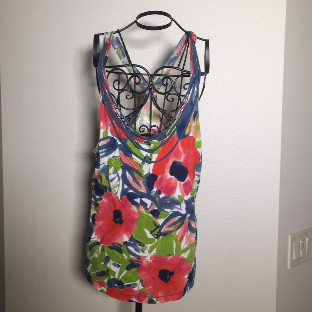 Abercrombie & Fitch flowered tank
